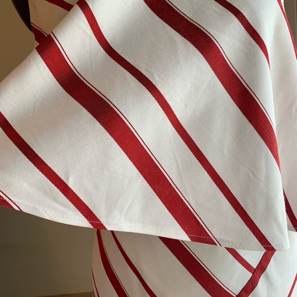 Banana Republic One shoulder Striped dress - Picture 4 of 8